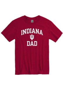 Indiana Hoosiers Crimson Dad Number One Graphic Short Sleeve T Shirt