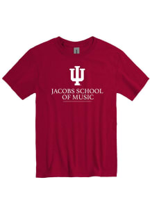 Indiana Hoosiers Crimson Jacobs School of Music Short Sleeve T Shirt