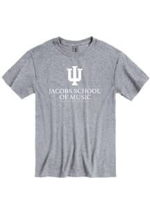 Indiana Hoosiers Grey Jacobs School of Music Short Sleeve T Shirt