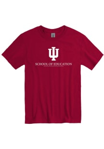 Indiana Hoosiers Crimson School of Education Short Sleeve T Shirt