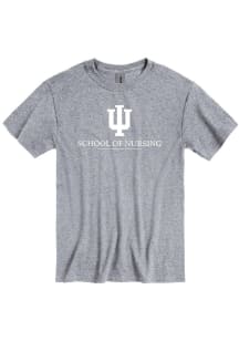 Indiana Hoosiers School of Nursing Short Sleeve T Shirt - Grey