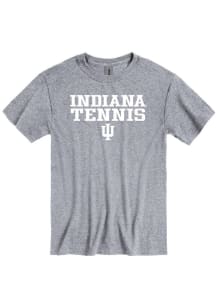 Indiana Hoosiers Grey Tennis Short Sleeve T Shirt
