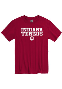 Indiana Hoosiers Crimson Tennis Short Sleeve T Shirt