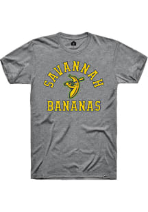 Rally Savannah Bananas Grey Number 1 Short Sleeve T Shirt