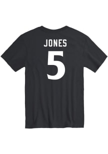 Emory Jones Rally Mens Black Cincinnati Bearcats Emory Jones Name and Number Player T Shirt