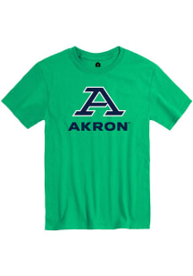 Rally Akron Zips Kelly Green St Patricks Day Short Sleeve T Shirt