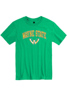 Rally Wayne State Warriors Kelly Green St Patricks Day Short Sleeve T Shirt