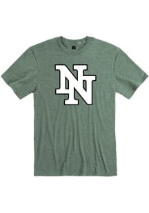 Rally Norman North High School Timberwolves Olive Primary Team Logo Short Sleeve T Shirt
