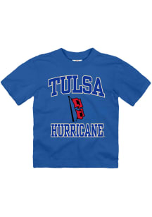 Tulsa Golden Hurricane Toddler Blue No 1 Short Sleeve T-Shirt