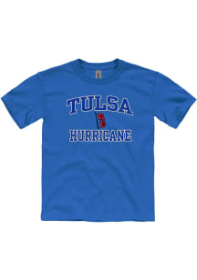 Tulsa Golden Hurricane Youth Blue No 1 Short Sleeve T-Shirt