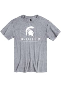 Michigan State Spartans Grey Rally Brother Short Sleeve T Shirt