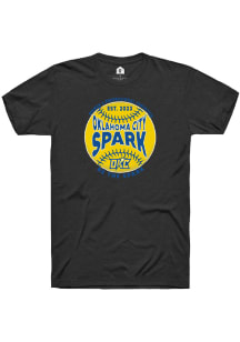 Rally OKC Sparks Black Be The Spark Softball Short Sleeve T Shirt