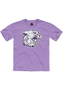 Rally K-State Wildcats Youth Purple Ratty Cat Short Sleeve T-Shirt