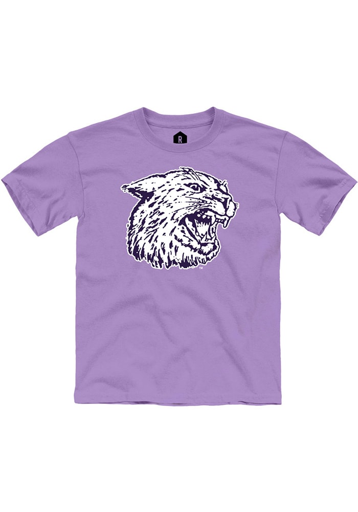 Rally K-State Wildcats Youth Purple Ratty Cat Short Sleeve T-Shirt