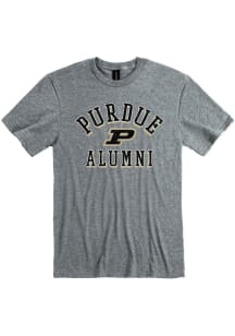 Purdue Boilermakers Alumni No 1 Short Sleeve T Shirt - Grey