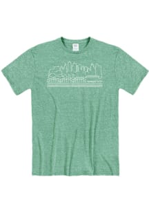 Kansas City Green Skyline Short Sleeve T Shirt