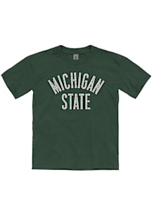Michigan State Spartans Youth Green Triple Stitch Short Sleeve T-Shirt