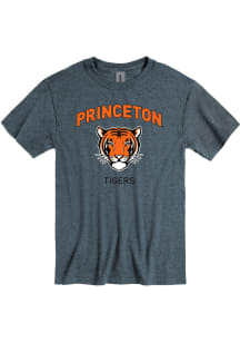 Princeton Tigers Grey Arch Mascot Short Sleeve T Shirt
