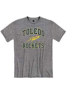 Rally Toledo Rockets Grey Number 1 Short Sleeve T Shirt