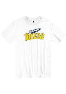 Rally Toledo Rockets White Primary Logo Short Sleeve T Shirt
