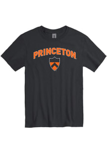Princeton Tigers Black Primary Logo Short Sleeve T Shirt