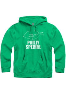 Philadelphia Womens Light Blue Arch Wordmark Crew Sweatshirt