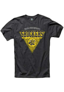 Wichita State Shockers Black Triangle Short Sleeve T Shirt