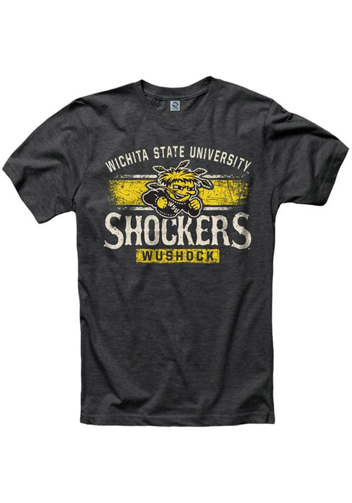 Wichita State Shockers Black Shock Short Sleeve T Shirt