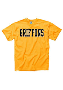 Missouri Western Griffons Gold Mascot Short Sleeve T Shirt