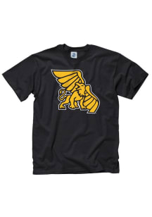 Missouri Western Griffons Black Mascot Short Sleeve T Shirt
