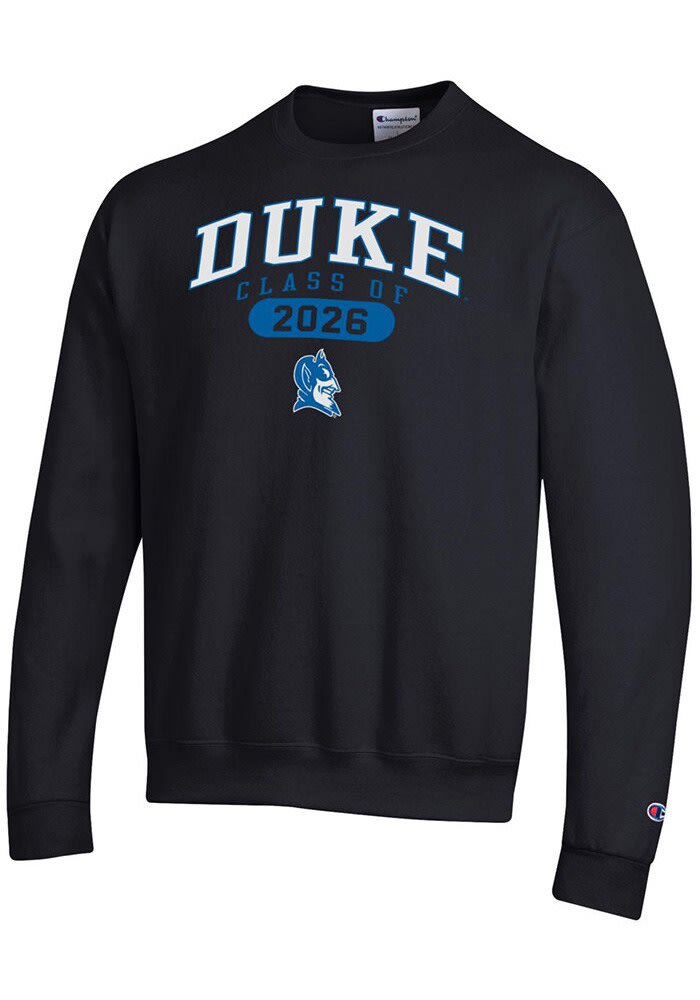 Champion Duke Basketball スウェット L Champion Duke Blue Devils Mens BLACK Class of 2026