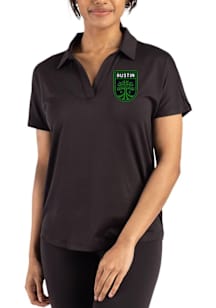 Cutter and Buck Austin FC Womens Black Coastline Short Sleeve Polo Shirt