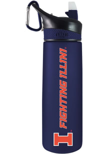 Navy Blue Illinois Fighting Illini 24oz Tritan Plastic Water Bottle