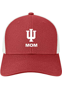 Indiana Hoosiers Mom Mid Pro Trucker Adjustable Hat - Red
