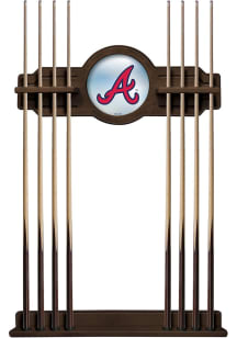 Atlanta Braves Solid Wood Cue Rack Pool Table