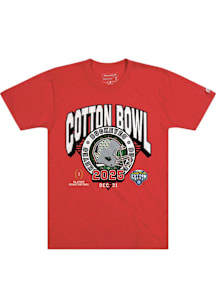 Homefield Ohio State Buckeyes Red 2025 Cotton Bowl Game Short Sleeve T Shirt