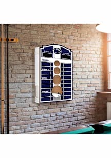 Navy Blue Penn State Nittany Lions Wall Art Hanging Corn Hole