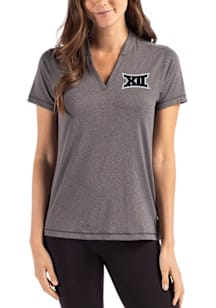 Cutter and Buck Big 12 Womens Black Forge Short Sleeve T-Shirt