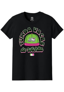 Summit Sportswear Wichita Wind Surge Youth Black Circle Cap Copa Short Sleeve T-Shirt