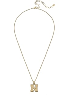 Nebraska Cornhuskers Matte Logo Necklace