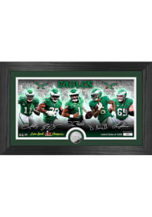 Jalen Hurts Philadelphia Eagles Super Bowl Champions 2024 Team Panoromic Plaque
