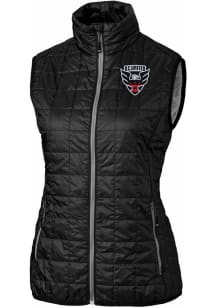 Cutter and Buck DC United Womens Black Rainier PrimaLoft Vest