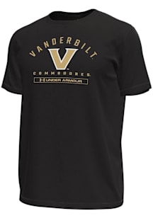 Under Armour Vanderbilt Commodores Black Name Tech Stretch Short Sleeve T Shirt