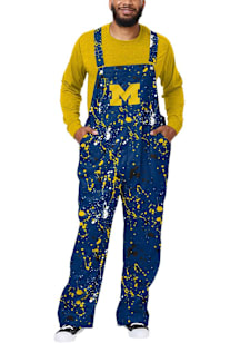 Forever Collectibles Michigan Wolverines Mens Blue Splatter Pants