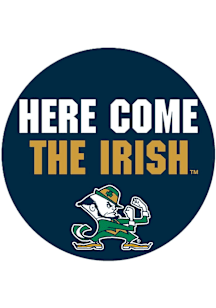 Notre Dame Fighting Irish 3" Here Come The Irish Button - Navy Blue