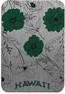 Hawaii Warriors Floral Mousepad