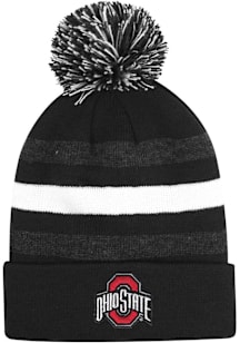 LogoFit Ohio State Buckeyes Black Halftime Youth Knit Hat