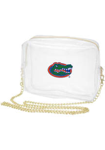 Florida Gators White Stadium Approved Camera Clear Bag