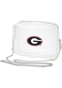Georgia Bulldogs White Stadium Approved Clear Bag