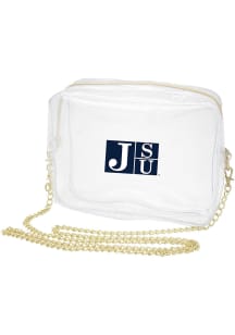 Jackson State Tigers White Stadium Approved Camera Clear Bag